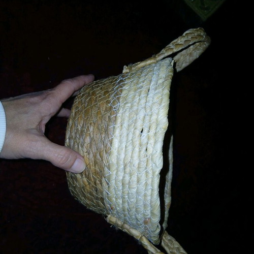 Wicker handmade basket like new 30 centimeters