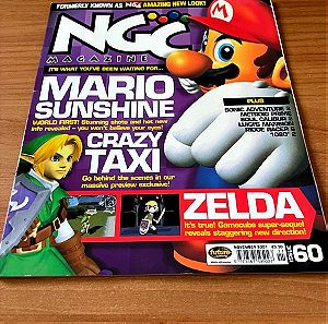 NGC MAGAZINE ISSUE 60 NOV 2001 UK VERSION RARE NINTENDO GAMECUBE!!!