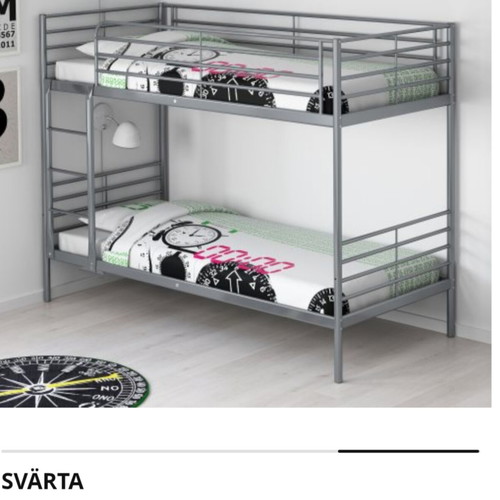 Ikea Svarta bunk bed