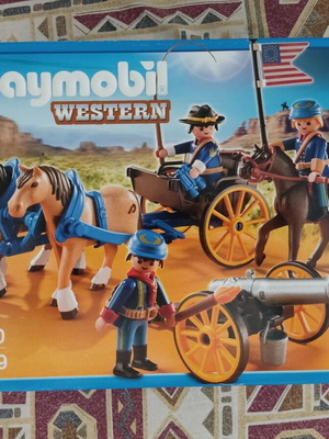 Playmobil Western Wagon with Cannon new in box