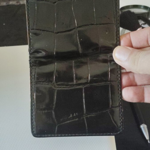 Wallets for cards like new, set of 2, black