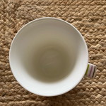 Striped colorful mug used