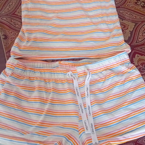 Calvin Klein pajamas used, multicolored, size M