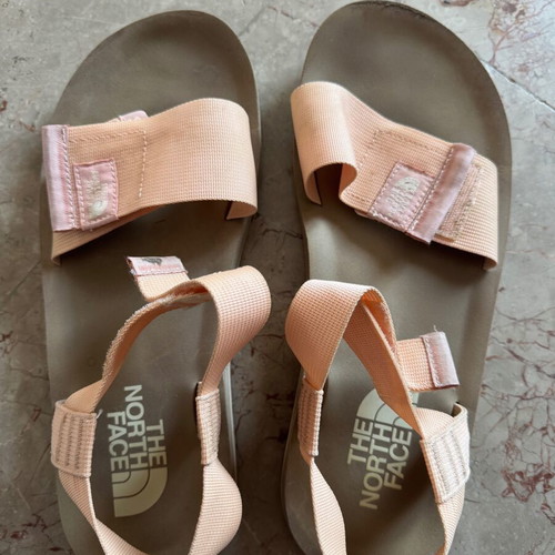 The North Face sandals size 42 like new, pink