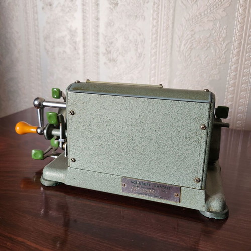 Schubert Rastatt mechanical calculator like new, made in Germany