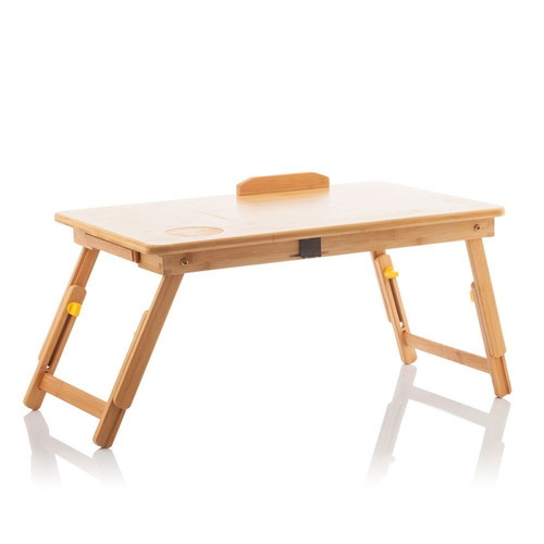 Τραπεζάκι για Laptop InnovaGoods Lapwood Καινούργιο από Μπαμπού