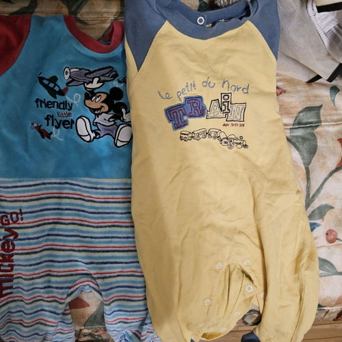 Baby rompers used, pack of 7 pieces up to 6 months