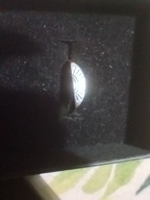 Silver 925 ring like new, adjustable size