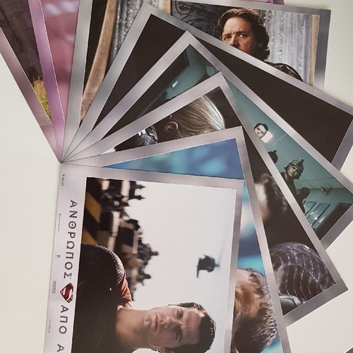 Man of Steel Movie Posters Set of 8 Like New