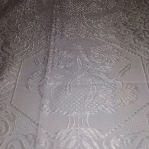 Quilted coverlet with satin thread like new, set of two