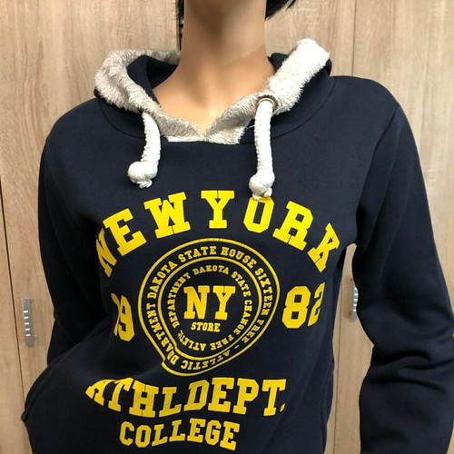 Senrise sweatshirt like new, blue and yellow, size M