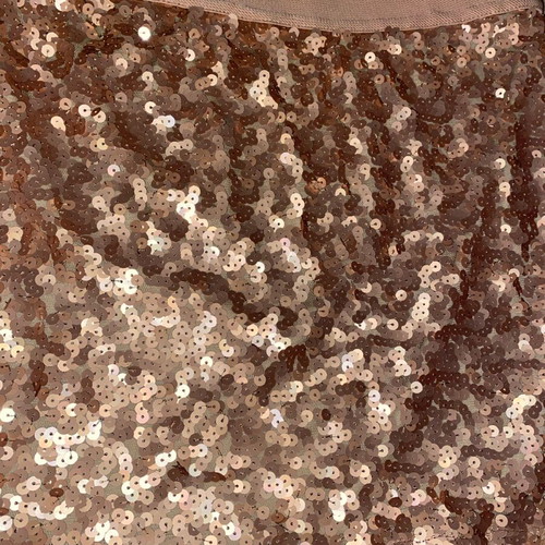 Forever 21 mini skirt new with sequins, size L, beige gold
