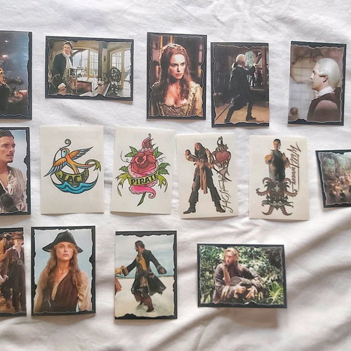 Panini Pirates of the Caribbean stickers new, 15 pieces