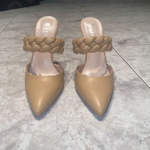 Raid heel sandals never worn No37 in beige and yellow