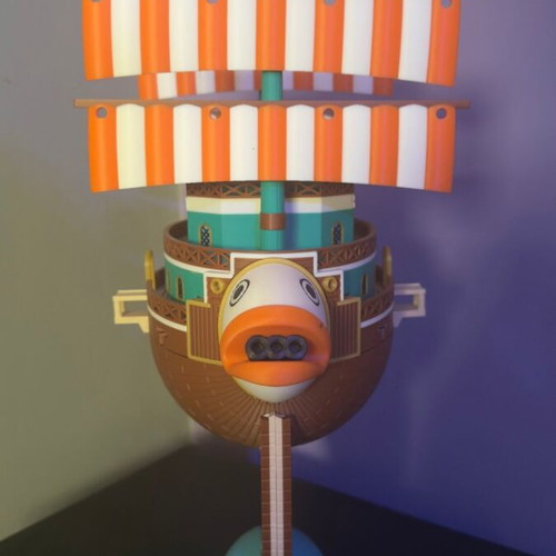 3D Printed Πλοίο Baratie One Piece με βάση