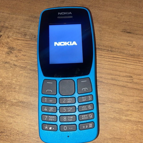 Vintage mobile phone Nokia 110 (TA-1192) like new, blue
