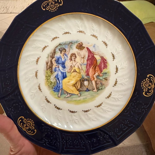 Moritz Zdekauer vintage porcelain plate like new