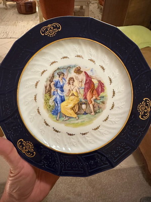 Moritz Zdekauer vintage porcelain plate like new
