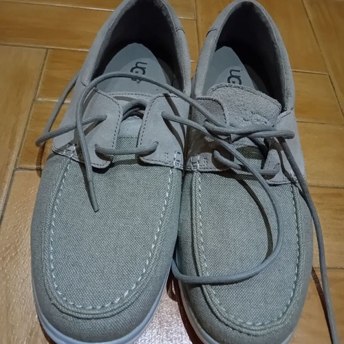 Ugg Australia men's sneakers size 45 new, leather and fabric, grey