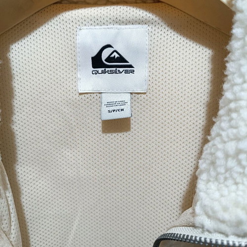 Quiksilver women's beige jacket small like new