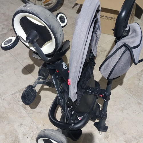 QPlay Rito folding toddler tricycle used, 10+ months