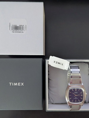 Timex 1983 E-Line Automatic Blue Watch new