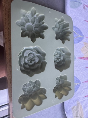 Silicone mold used for making wax flowers, large and soft