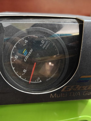 Greddy Vacuum Gauge new with sensor and mounting base