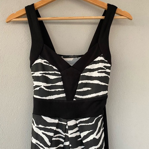 Jane Norman vintage mini zebra dress like new, size XS