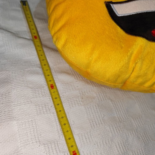 Emoji plush pillow used, 24 centimeters