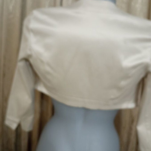 Women's satin bolero used, size XS