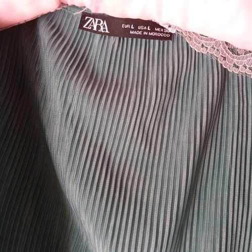Zara women's set like new, green color
