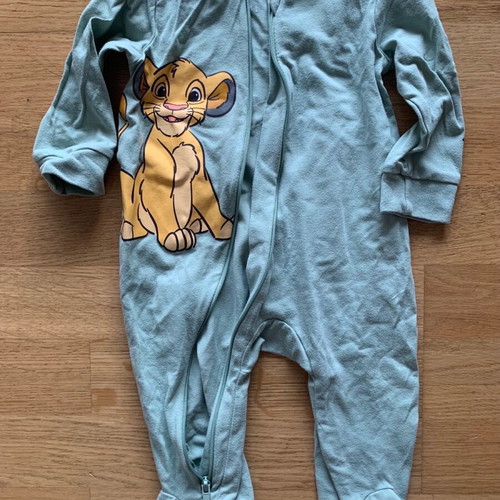 Orchestra long-sleeve baby rompers 3-6m like new, Lion King, 2 pieces