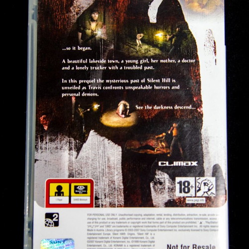 Silent Hill Origins PSP game like new, complete edition