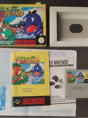 Nintendo SNES Super Mario World 2 Yoshi's Island μεταχειρισμένο