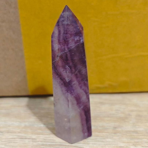 Amethyst obelisk natural processed, like new