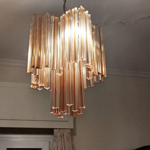 Murano ceiling light used, classic and luxurious