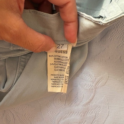 Guess pants like new, size 27, turquoise