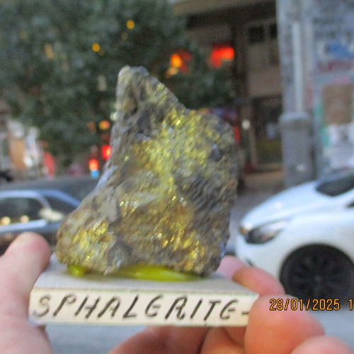 Sphalerite mineral new, size 6 centimeters, 246 grams