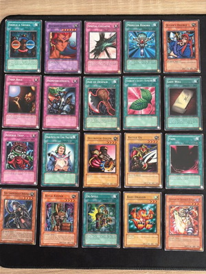 Yu-Gi-Oh cards used, pack of 20 authentic