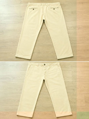 Manetti men's chino pants beige like new, size XL