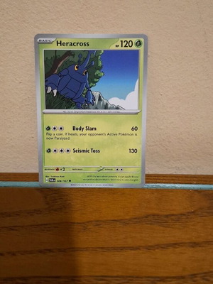 Pokemon Card Heracross new
