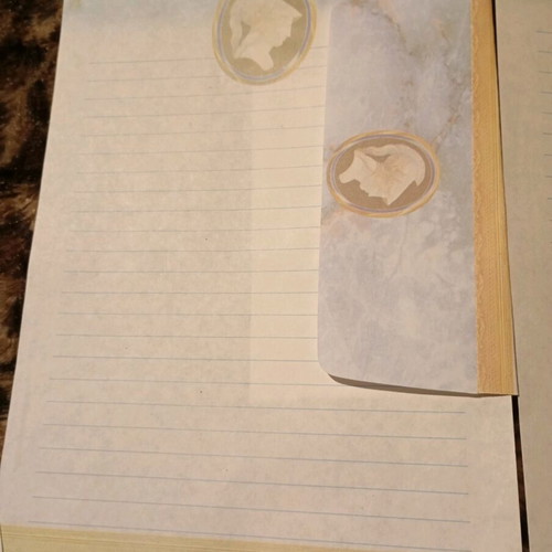 Correspondence used, 1 folder with sheet set