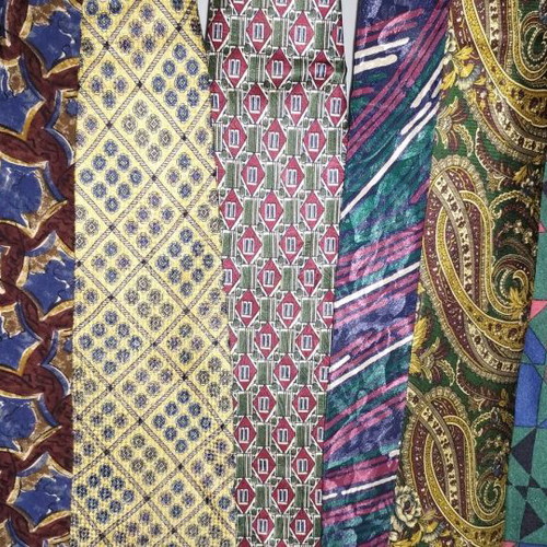 Silk ties used, pack of 20, multicolored