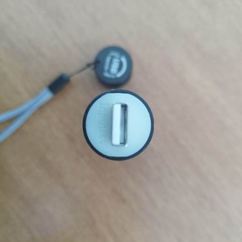 Flashlight with USB port used