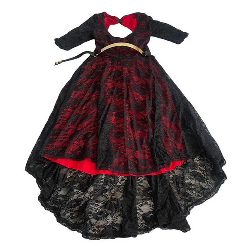 Junona asymmetrical dress size M viscose lace like new