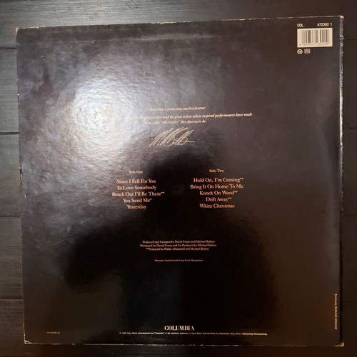Michael Bolton Timeless (The Classics) LP used, rock