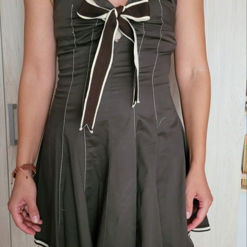 BSB dress small, like new, brown, 100% cotton