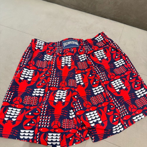 Vilebrequin swim shorts with lobster print, new, size L