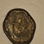 Panagia icon, silver, old